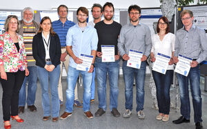 Preisträger, Jury und Organisatoren des 12. Nachwuchswissenschaftlerwettbewerbs im FZL. Foto: M. Schacke (UKJ)  