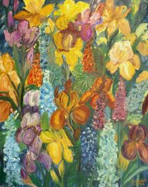 „Sommerblumen“ von Barbara Seidel. 